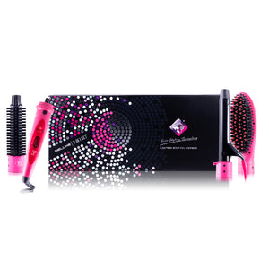 Deluxe 3 In 1 Styling Set - Pink - RoyaleUSA