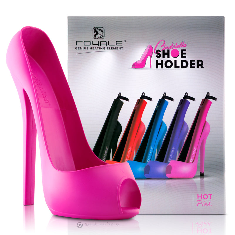 Cinderella Shoe Hair Tools Holder - Hot Pink - RoyaleUSA