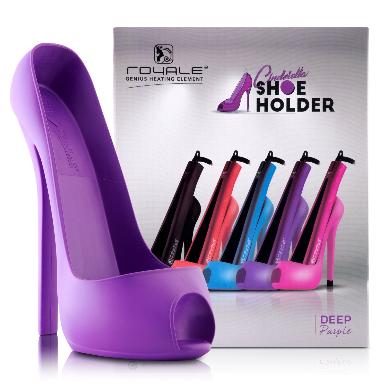 Cinderella Shoe Hair Tools Holder - Purple – RoyaleUSA