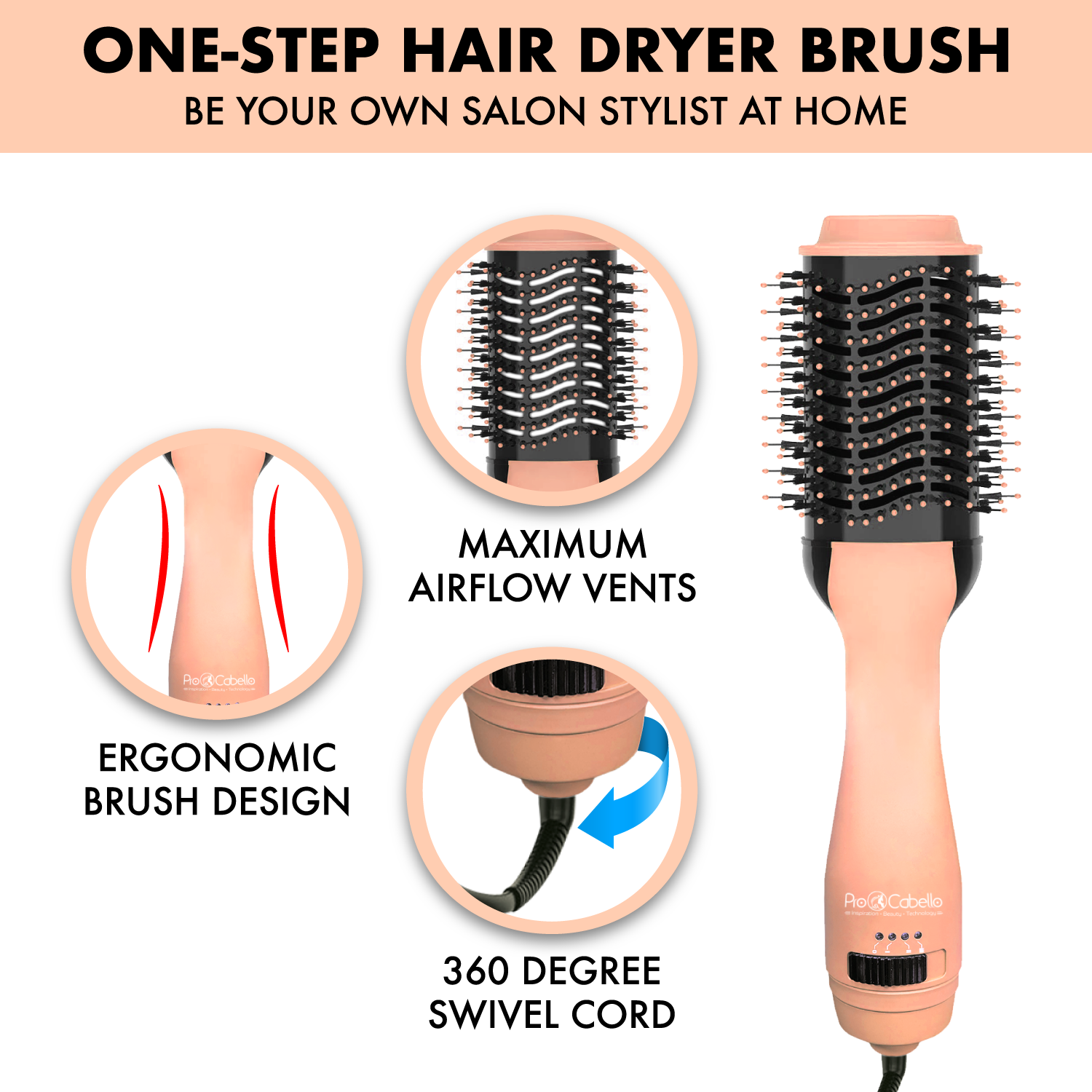 Procabello 3 in shop 1 blower brush reviews