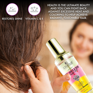 Flawless Magic Oil Hair Serum | Coconut Oil, Rose Petal Oil, & Marula Oil with Keratin Booster
