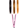 Platinum Genius Heating Element Hair Straightener with 100% Ceramic Plates - Pink Stripes