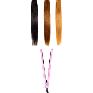 Smart Technology 1" Titanium Hair Straightener - Candy Stripes - RoyaleUSA