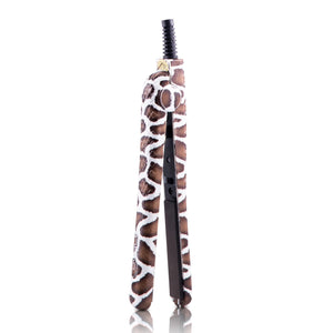 Pretty in Print Metro 100% Ceramic Plates Hair Straightener Set - Giraffe - RoyaleUSA