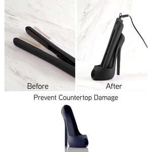 Cinderella Shoe Hair Tools Holder - Black - RoyaleUSA